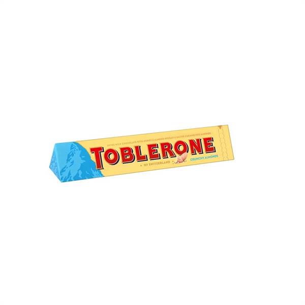 Toblerone White Chocolate Bar -Chruncy Almonds Imported